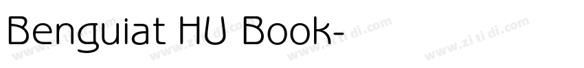 Benguiat HU Book字体转换